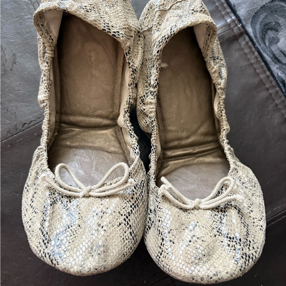 GAP Snakeskin Patterned Flats